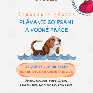 Špeciálny výcvik - plávanie so psami a vodné práce