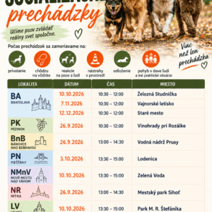 Špeciálny výcvik - socializačná prechádzka